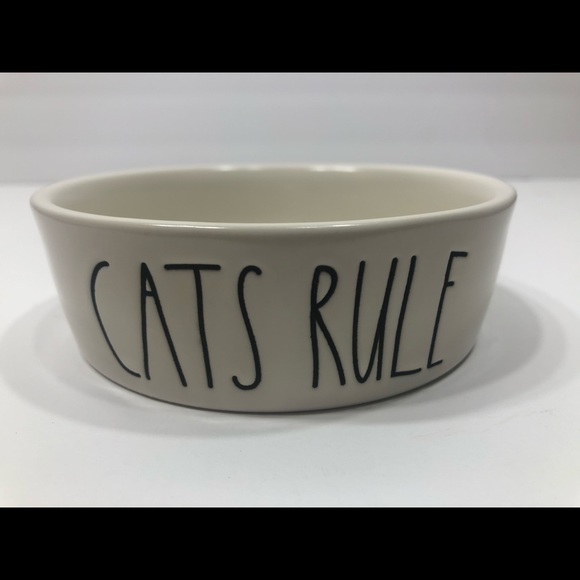 Rae Dunn Other - “CATS RULE” Food Bowl